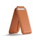 Satechi Magnetic Magsafe Wallet Double Flap Stand Card Holder 4 Slots with Front NFC PassThrough Adjustable Phone Attachment for iPhone 171615141312 Travel Accessory Orange