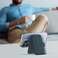 Sinjimoru Magnetic Wallet for iPhone Phone Wallet with Adjustable Stand Compatible with MagSafe Brown