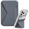 MOFT Magnetic Wallet Stand Compatible with iPhone 171615141312 Series Angle Adjustment Magsafe Compatible MOVAS Phone StandCool Grey