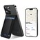 ExtreLife MagSafe Wallet Work with Apple Find My Magnetic Phone Wallet Stand for iPhone 171615141312 Series 8 Card Holder RFID Blocking Rechargeable Classic Black