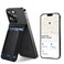 ExtreLife MagSafe Wallet Work with Apple Find My Magnetic Phone Wallet Stand for iPhone 171615141312 Series 8 Card Holder RFID Blocking Rechargeable Classic Black