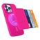 FELONY CASE Neon Pink MagSafe Wallet Magnetic Card Holder Designed for iPhone Air 17 16 iPhone 15 iPhone 14 iPhone 13 iPhone 12 Pro Pro Max Mini and Plus Fits 3 Cards