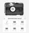 Aulumu G03 Transparently Magnetic Wallet Card Holder Magnetic Wallet Compatible with MagSafe Multi Function Mobile Phone StandGrip Bottle Opener RFID Shielding Card Translucent Grey