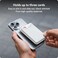 Mous MagSafe Compatible Wallet Card Holder Cell Phone Magnetic Wallet for iPhone 17 iPhone 16 iPhone 15 iPhone 14 iPhone 13 and iPhone 12 Models MagSafe Compatible Accessory Sand
