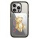 CASETiFY Snappy Card Holder Stand Compatible with Magsafe Angel Teddy Bear Silver Mirror
