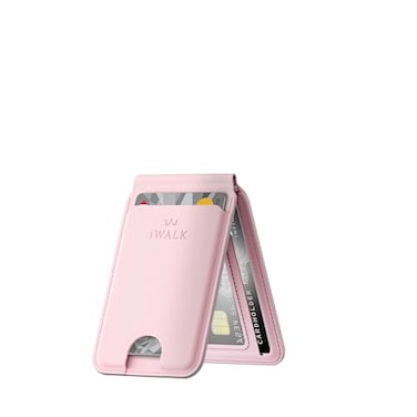 iWALK Stronger Magnetic Wallet Upgraded for MagSafe Wallet RFID Blocking 5 Card Holder with Adjustable Stand Slim Leather Phone Wallets for iPhone 171615141312 Series iPhone Wallets