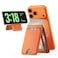 iWALK Stronger Magnetic Wallet Upgraded for MagSafe Wallet RFID Blocking 5 Card Holder with Adjustable Stand Slim Leather Phone Wallets for iPhone 171615141312 Series iPhone Wallets Orange