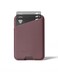 Mujjo Full Leather Magnetic Wallet for iPhone ThreeCard EasyAccess Design Made from Luxurious Leather Microfiber Slim Secure Design Bronze Red