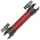 Bulletpoint Mounting Solutions Dash Mount 59 Arm Compatible with iPhone and Android Smartphones Fits 20mm Attachment Ball Matte Red Carbon Fiber