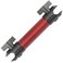 Bulletpoint Mounting Solutions Dash Mount 59 Arm Compatible with iPhone and Android Smartphones Fits 20mm Attachment Ball Matte Red Carbon Fiber
