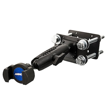 ARKON Mounts RoadVise Forklift Front Guard Phone Mount Holds Phones 4 Wide Fits Forklift Pillars and Front Guards Adjustable 375 Shaft Phone Holder fits iPhone Samsung and More