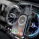 ICAILIN Car Phone Holder Mount for Round Air Vent Universal Circular Vent Cell Phone Mount Compatible with Mercedes Benz ABCESGLC Class Jeep Wrangler Mini Cooper Fits iPhone Samsung