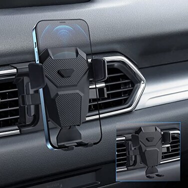 DLOVEG Car Phone Holder Mount for Mazda CX5 20232022 2023 Accessories Compatible with 4575 inch Smartphones Black
