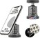 Mob Armor MobNetic Maxx USA Assembled Magnetic Phone Holder for Car Magnetic Car Phone Mount 90Degree Tilt 360Degree Rotation Aluminum Metal Compatible with iPhone Android Black Chrome