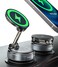 ALAFLY 15W Wireless Charger Magnetic Car Phone Holder Vacuum Suction Cup 360 Adjustable Foldable Car Mount for DashboardWindshieldSmooth Surface Compatible with MagSafe for iPhoneSamsung