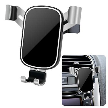 musttrue LUNQIN Car Phone Holder for Volkswagen Tiguan 2009 2010 2011 2012 2013 2014 2015 2016 2017 VW SUV Auto Interior Accessories Best Cell Phones Mount Cellphone Mobile Cradle Charging Navigation