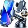 HTU 2026 Upgraded True MilitaryGrade Car Phone HolderSafety Certs No Smell Cell Phone Holder for Car Mount for Dashboard Windshield Air Vent Long Arm Thick CaseBlack