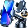 HTU 2026 Upgraded True MilitaryGrade Car Phone HolderSafety Certs No Smell Cell Phone Holder for Car Mount for Dashboard Windshield Air Vent Long Arm Thick CaseBlack