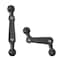 ThtRht 2 Pack 17mm Double Sided Ball Mount Arm 4 Extension Rod Joint Connector Adapter Swirl Head for Garmin GPS Car Phone Holder Clamp Cellphone Air Vent Cradle Video Light Photo Rig
