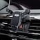 Being Up Car Phone HolderFit for BMW X5 20142018 X6 20152019Adjustable Gravity for Air Vent Alloy Phone Holder Compatible with 47 Inches SmartphonesBlack