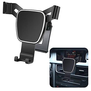 LUNQIN Car Phone Holder for 20092016 Audi A4 A5 S4 S5 RS4 RS5 allroad Auto Accessories Navigation Bracket Interior Decoration Mobile Cell Phone Mount