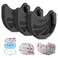 volport Car Mounts for Socket Grips 3 Pack Pops Silicone Phone Holder for Collapsible Expanding Stand Swappable Socket Users with Base Adhesive Replacement Stick on Wall Dashboard Mirror Home Black