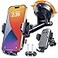 HTU 2026 Ultimate BestTrue MilitaryGrade Safety CertCar Phone Holder Upgraded 360 Rotation 100LBS Strongest Suction5in1 Truck Windshield Dashboard Vent Mount Stand for iPhone Android Black