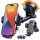 HTU 2026 Ultimate BestTrue MilitaryGrade Safety CertCar Phone Holder Upgraded 360 Rotation 100LBS Strongest Suction5in1 Truck Windshield Dashboard Vent Mount Stand for iPhone Android Black