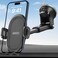 APPS2Car Car Phone Mount with Suction Cup Universal Windshield Dashboard Holder with Sticky Gel Pad Compatible with iPhone 1716151413 Samsung Most Smartphones