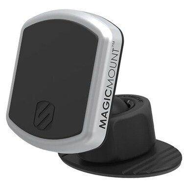 Scosche MPDB MagicMount Pro Magnetic Cell Phone Car Mount with Strong Magnets 360 Adjustable Head Adhesive Dashboard Cell Phone Holder Compatible with iPhone Samsung Android NonMagSafe Devices
