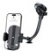 APPS2Car Gooseneck Car Phone Holder Heavy Duty Dashboard Windshield Phone Mount Flexible Long Arm AntiShake Stabilizer Solid Suction Cup Phone Mount for All Cell Phones Carbon Fiber Pattern