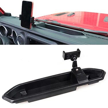 RERPRO JL Dash Mount Phone Holder for 20182023 Jeep Wrangler JL 20202023 Jeep Gladiator JT Storage Tray Cellphone System Kit Not for OilElectric Vehicle Version