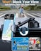 HTU 98LBS Strongest Suction MilitaryGrade Ultimate Car Phone MountPatent Safety Certs Cell Phone Holder Truck Stand for Dashboard Windshield Vent for iPhone 17 Pro Max 16 15 Samsung Black