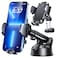 HTU 98LBS Strongest Suction MilitaryGrade Ultimate Car Phone MountPatent Safety Certs Cell Phone Holder Truck Stand for Dashboard Windshield Vent for iPhone 17 Pro Max 16 15 Samsung Black