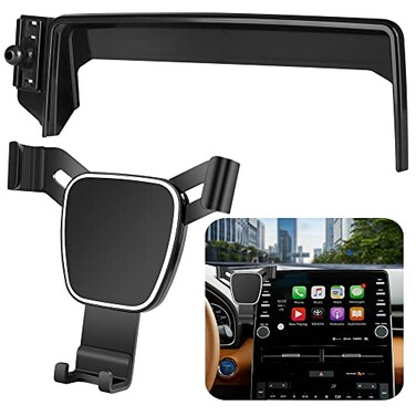 LUNQIN Car Phone Holder for Toyota Avalon 20192022Avalon Hybrid 20192022 Auto Accessories Navigation Screen Bracket Interior Decoration Mobile Cell Phone Mount