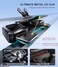 GUANDA TECHNOLOGIES Car Phone Holder Universal CD Slot Phone Mount Hands Free Automobile Cell Phone Stand 360 Adjustable Phone Mount for Car Compatible with iPhone Android Cell Phones Black