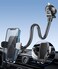 APPS2Car Car Phone Holder Mount Gooseneck Dashboard Windshield Suction Cup Phone Mount AntiShake Stabilizer Phone Car Cradle Compatible with All Cellphones Thick Phone CaseH3S Carbon Fiber Style
