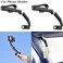 Ivieicip Rotatable and Retractable Car Phone Holder 1080 Multifunction Sun Visor Universal 360 Rotating Cell Phone Holder Mobile Mount for Vehicle Rear View Mirror