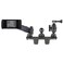 Bulletpoint Metal Bronco Phone Holder Mount Action Camera Mount Compatible with 2021 Ford Bronco Holds 3 Devices Replaces Accessory Ready Panel