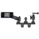 Bulletpoint Metal Bronco Phone Holder Mount Action Camera Mount Compatible with 2021 Ford Bronco Holds 3 Devices Replaces Accessory Ready Panel