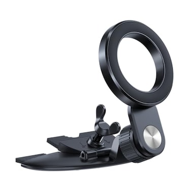 1Zero for Magsafe CD Phone Holder for Car 17 Strong Magnets Magnetic CD Player Phone Mount Hollow Socket CD Slot Phone Mount for iPhone 17 16 15 14 13 12 Series Pop Grip Ring Holder Magsafe Case