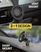 Scosche MagicMount SMSDV MagSafe DashboardVent Car Mount Magnetic Cell Phone Holder Phone Stand for DashVent Compatible with iPhone 1615141312ProMaxPlusMiniMagSafe Case Pack of 2