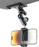 Dosvsi Sun Visor Car Phone Mount Upgraded Durable All Metal Cell Phone Holder for Car Visor 360 Adjustable Steering Wheel Clip for iPhone 16 15 14 13 Pro Max Glalaxy S A Serie Z Flip47 Phone