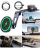 AREDAN Tesla Phone Mount Charger for iPhone MagSafe Hidden Foldable Design 15W Wireless Charging Universal Car Magnetic Dashboard Phone Holder Tesla Model 3YCybertruck Accessories