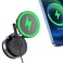 ALAFLY 15W Fast Charging Magnetic Car Phone Holder New Elastic Vacuum Suction Cup 360 Adjustable Wireless Charger Car Mount for MagSafe iPhone 17 Pro Max 17 Pro 16 15 14 13 12