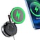 ALAFLY 15W Fast Charging Magnetic Car Phone Holder New Elastic Vacuum Suction Cup 360 Adjustable Wireless Charger Car Mount for MagSafe iPhone 17 Pro Max 17 Pro 16 15 14 13 12
