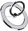Pikabo Magnetic Phone Ring Holder for MagSafe Glitter Phone Grip Stand with 360 Rotation Finger Ring Kickstand Compatible with iPhone MagSafe Accessories Glitter Black