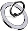 Pikabo Magnetic Phone Ring Holder for MagSafe Glitter Phone Grip Stand with 360 Rotation Finger Ring Kickstand Compatible with iPhone MagSafe Accessories Glitter Black