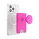 PopSockets Phone Wallet for MagSafe Phone Card Holder with Grip Pink Magenta