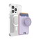 PopSockets Phone Wallet for MagSafe Phone Card Holder with Grip Lavender Lavender